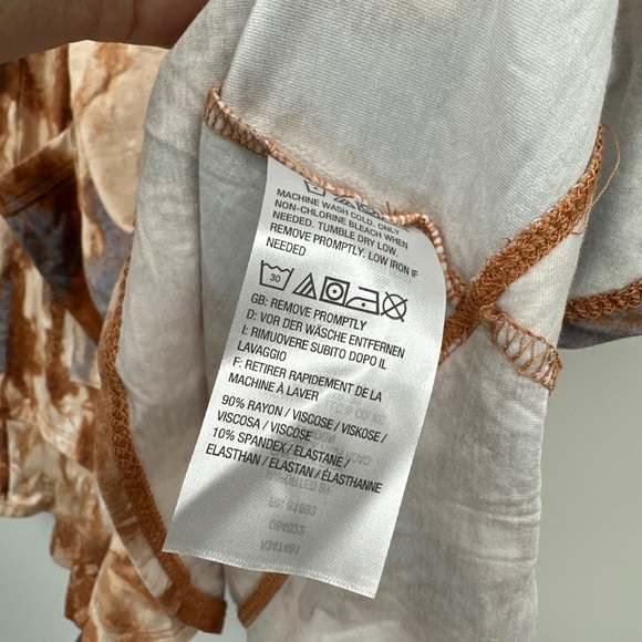 LOGO by Lori Goldstein Tiered tunic shirt dress Pockets size extra large NWOT - Picture 5 of 6